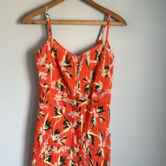 SOLID & STRIPED Tilda Dress Orange XS - Picture 3 of 15